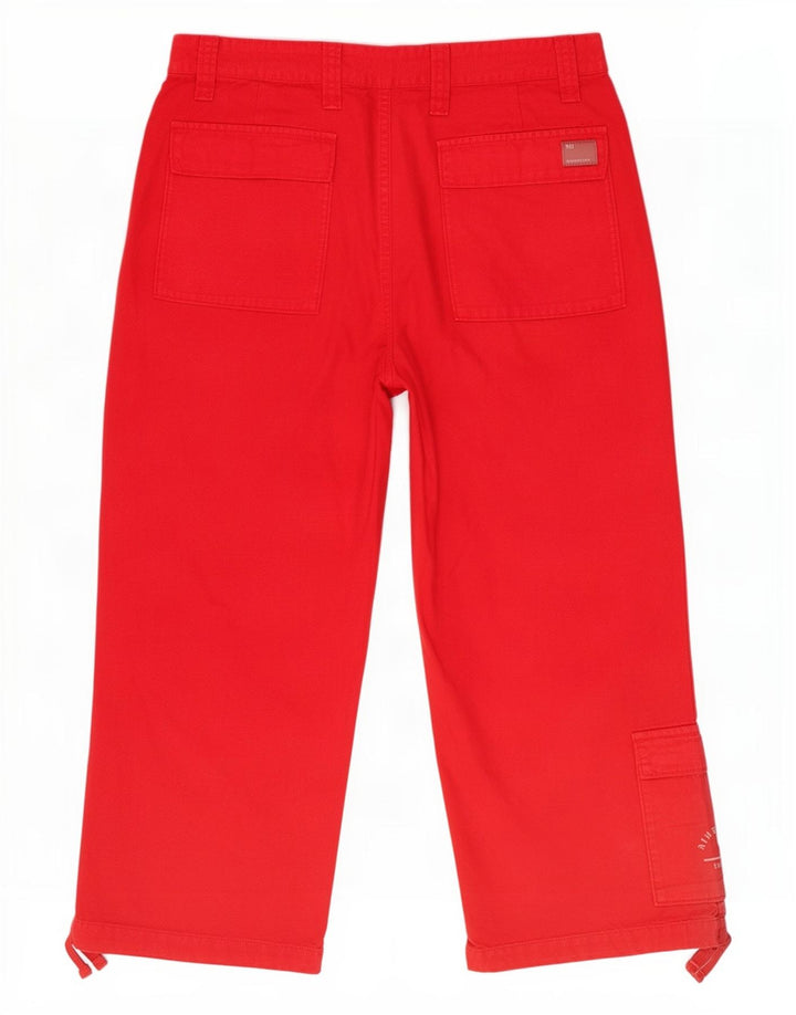 Murphy & Nye Γυναικείο Παντελόνι Capri Cargo W33 L22 Κόκκινο βαμβακερό