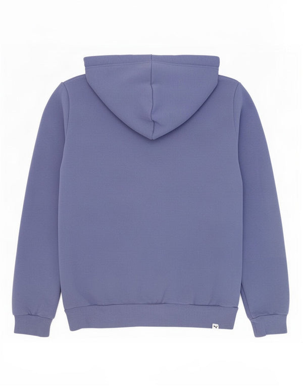 Puma Γυναικείο Γραφικό Hoodie Jumper UK 8 Μικρό Μπλε Βαμβακερό