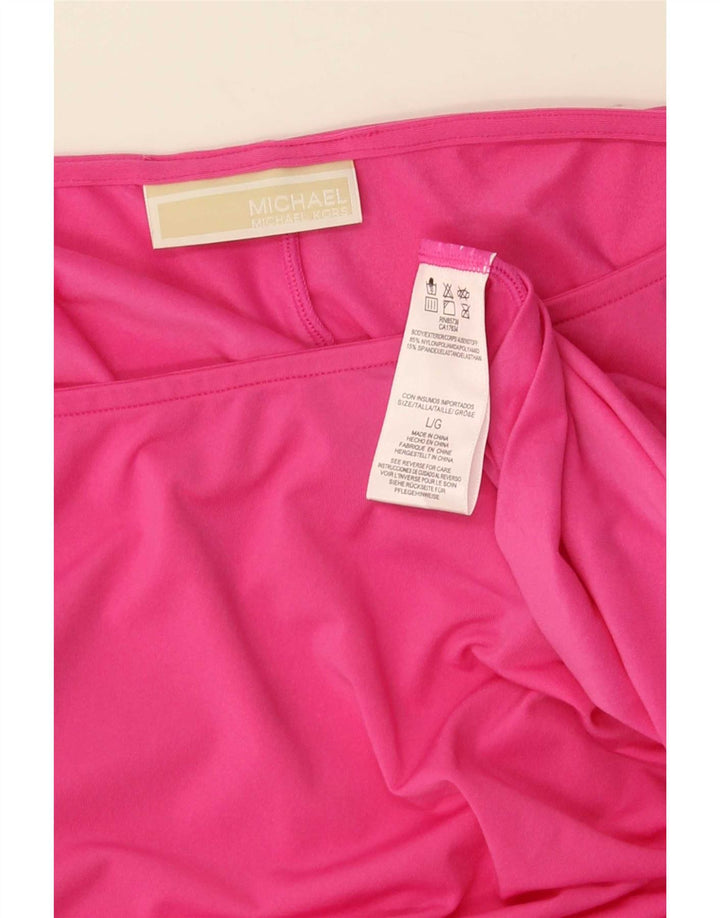 Michael Kors Γυναικείο χιτώνιο Oversized Top UK 16 Large Pink Nylon