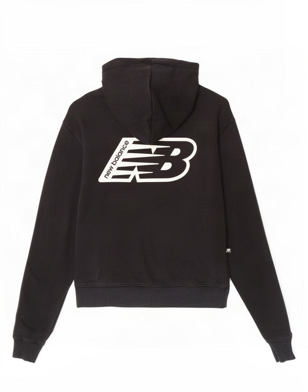 New Balance Ανδρικό γραφικό κουκούλα, μεγάλο μαύρο βαμβακερό