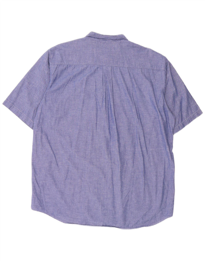 Ανδρικό κοντομάνικο πουκάμισο VINTAGE XL Μπλε