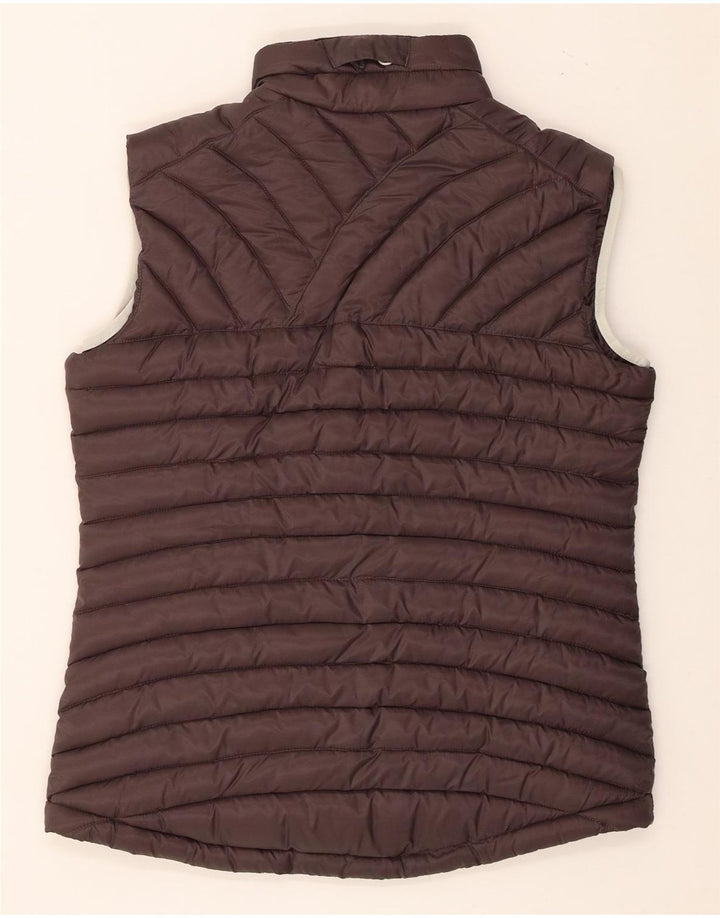 Jack Wolfskin γυναικείο padded Gilet UK 12/14 μεσαίο καφέ πολυεστέρας