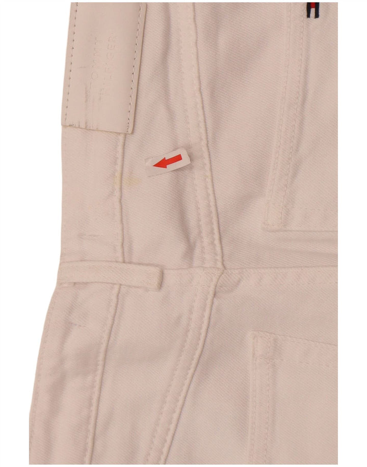Γυναικείο τζιν ίσιο Tommy Hilfiger W27 L30 Λευκό βαμβακερό