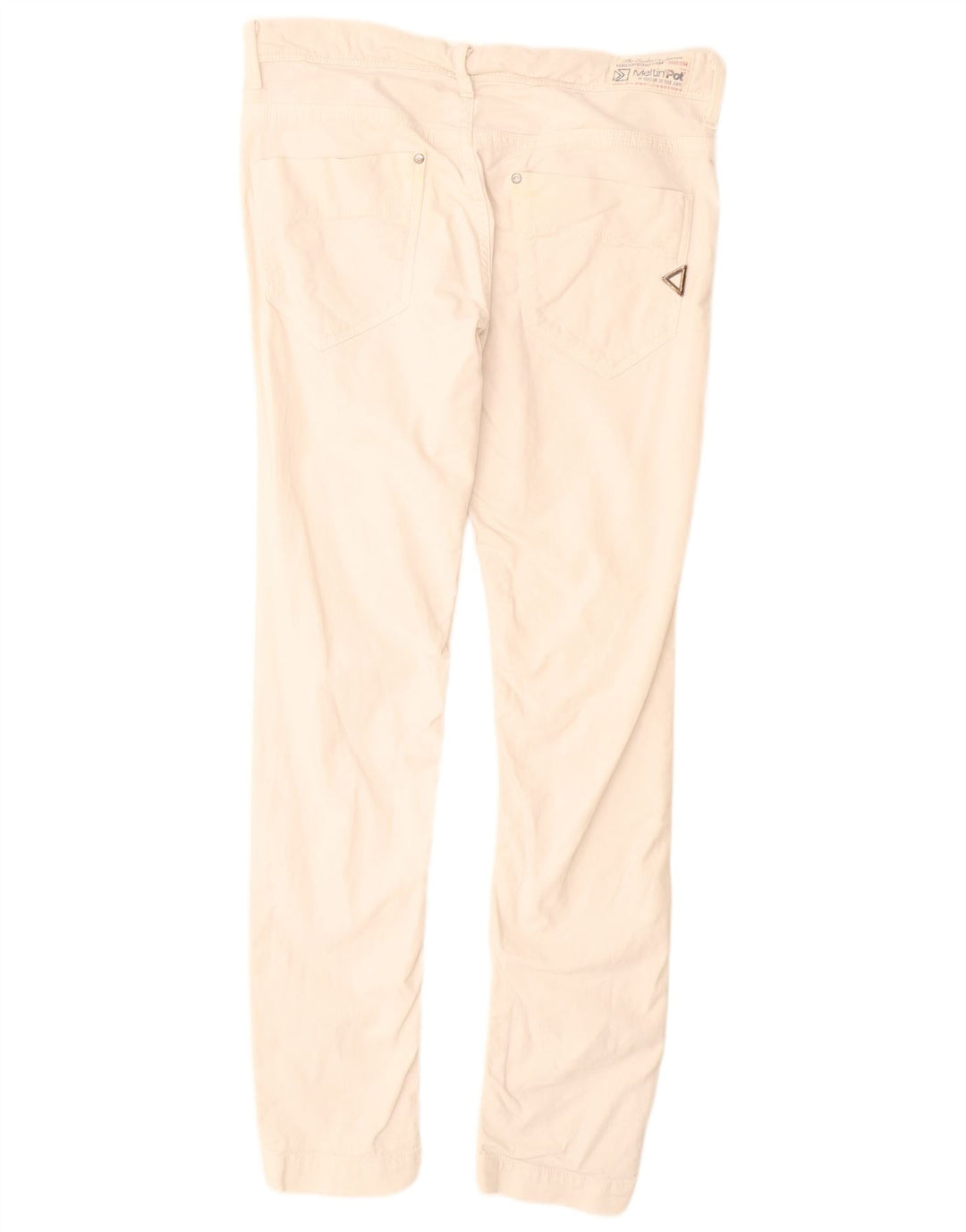 Meltin' Pot Γυναικείο Slim Jeans W36 L34 Λευκό βαμβακερό