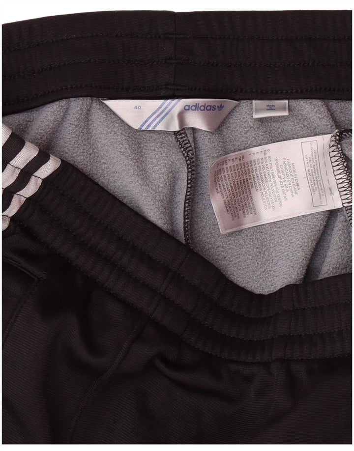 ADIDAS Womens Tracksuit Trousers EU 40 Medium  Black Polyamide