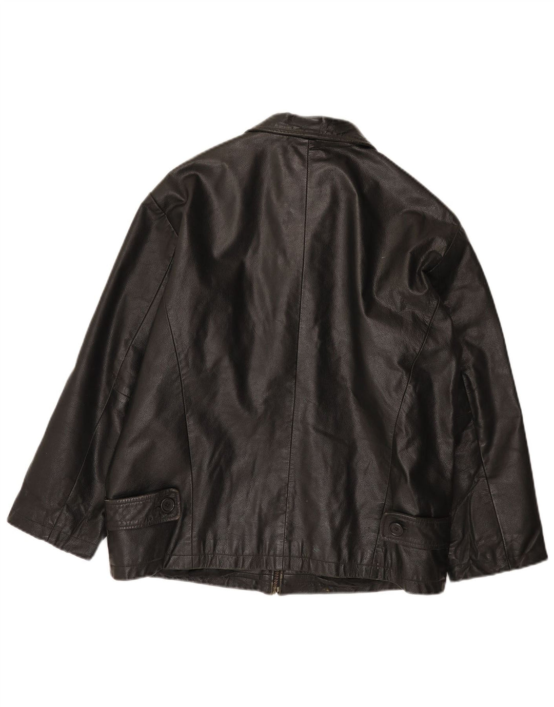 Vintage Ανδρικό Δερμάτινο Μπουφάν UK 38 Medium Black Leather