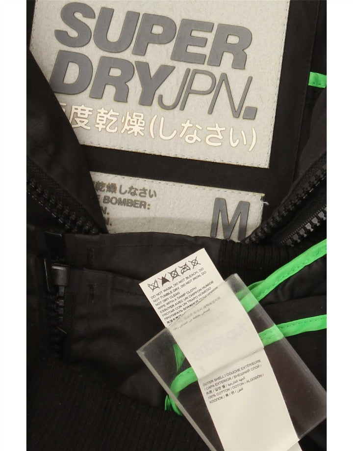 Ανδρικό μπουφάν Superdry UK 38 Medium Black Cotton