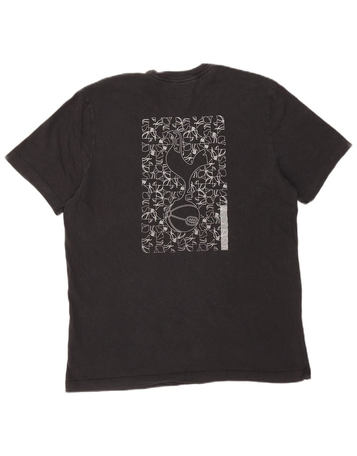 Ανδρικό γραφικό μπλουζάκι NIKE Tottenham Hotspur, μεσαίο μαύρο βαμβακερό