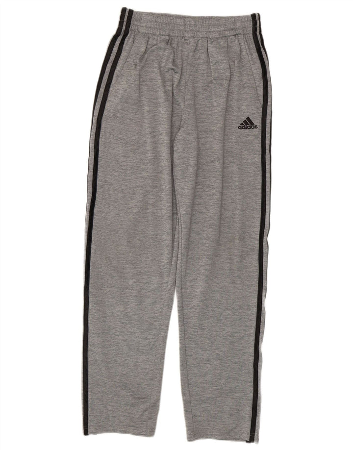 Παντελόνι αθλητικής φόρμας ADIDAS για αγόρια 14-15 ετών με γκρι φλύκταινες πολυεστέρα