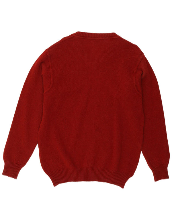 NORTH SAILS Ανδρικό πουλόβερ με λαιμόκοψη με V λαιμόκοψη XL Μαλλί μπορντό