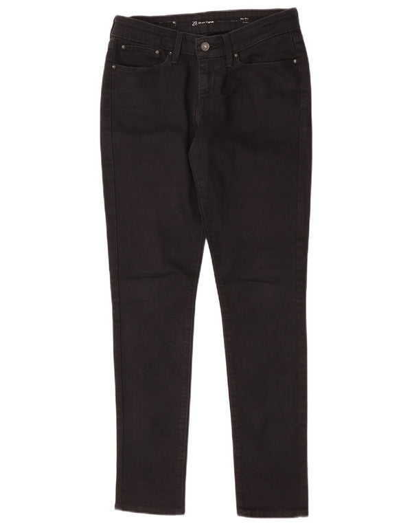 Γυναικεία Demi Curve ψηλόμεσα στενά τζιν Levi's W28 L32 μαύρο βαμβακερό