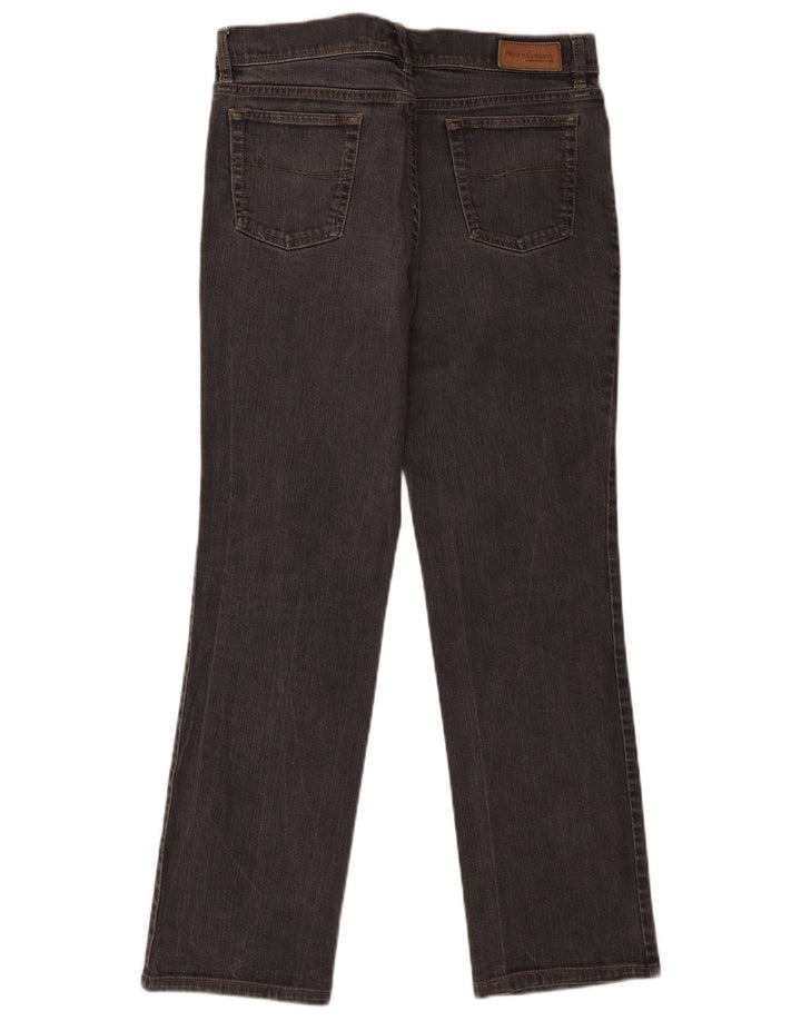 HENRY COTTONS Womens Straight Jeans W33 L29 Black Cotton