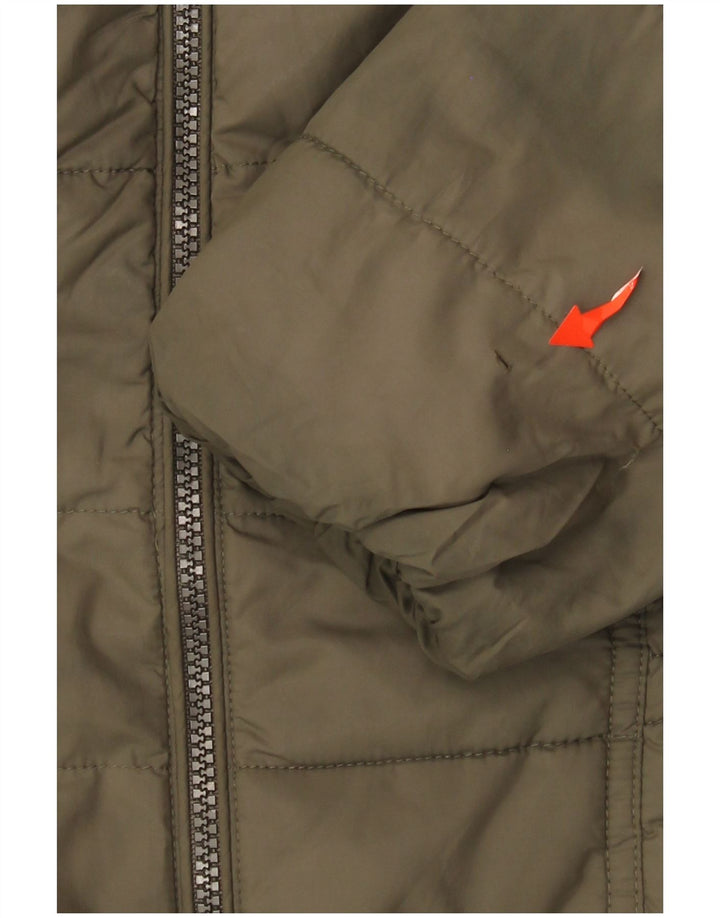 MARKS & SPENCER Γυναικείο μπουφάν UK 14 Large Khaki Polyester