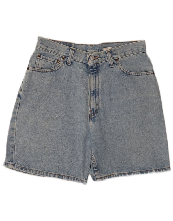 Γυναικείο Levi's 550 ψηλόμεσο τζιν σορτς US 10 Large W30 Μπλε με χαλαρή εφαρμογή