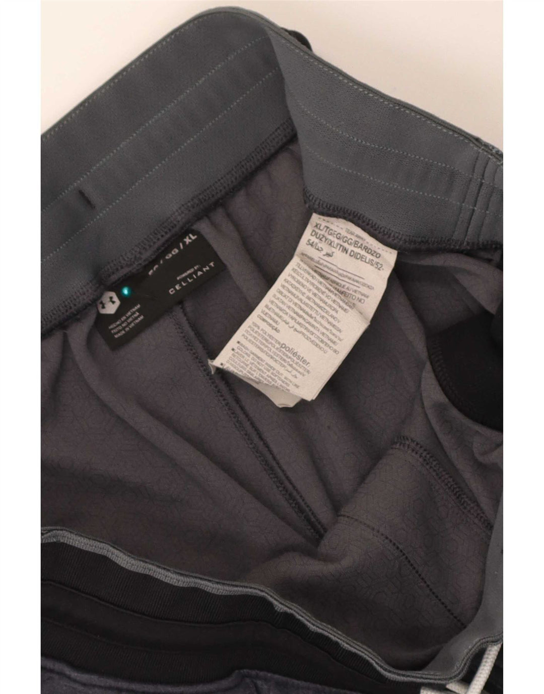 Ανδρικό γραφικό αθλητικό σορτς Under Armour XL Grey Colorblock Πολυεστέρας