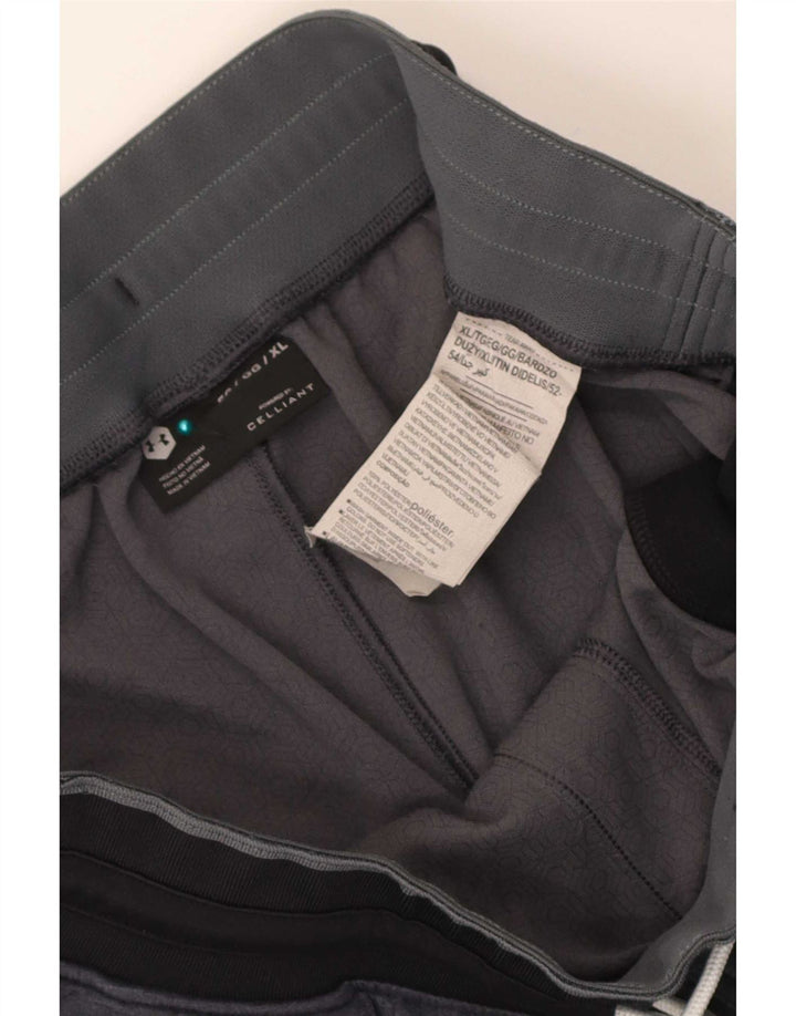 Ανδρικό γραφικό αθλητικό σορτς Under Armour XL Grey Colorblock Πολυεστέρας