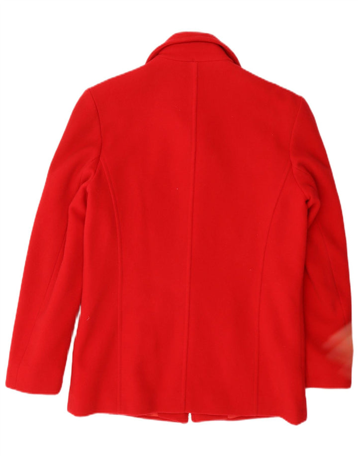 Kesta London Γυναικείο σακάκι με φερμουάρ UK 10 Small Red Wool