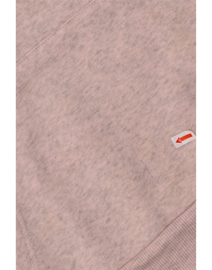 KAPPA Γυναικείο υπερμεγέθη γραφικό μπλουζάκι με κουκούλα UK 10 Small Pink Colourblock