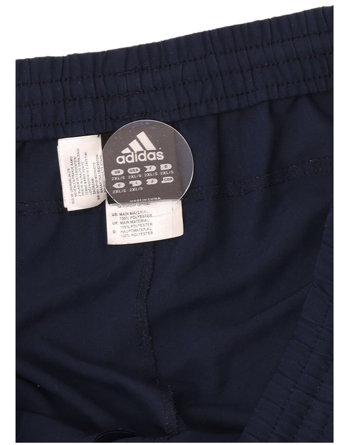 Ανδρική αθλητική φόρμα Adidas Climalite 2XL Navy Blue Polyester