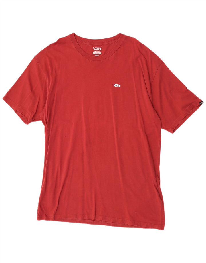 Ανδρικό T-Shirt Vans Classic Fit Top XL Κόκκινο βαμβακερό