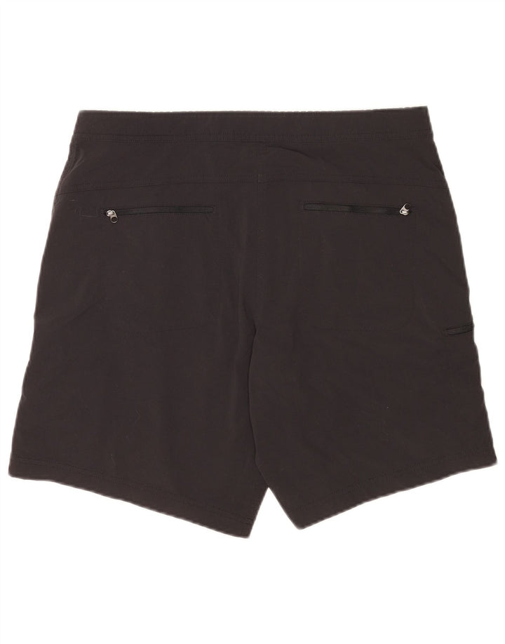 Γυναικείο σορτς Cargo L.L.Bean US 12 Large W34 Μαύρο νάιλον