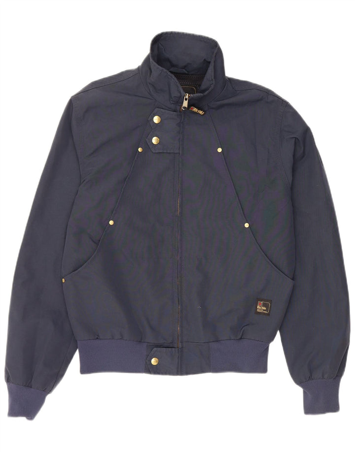 Ανδρικό μπουφάν Richlu Bomber UK 38 Medium Navy Blue Polyamide