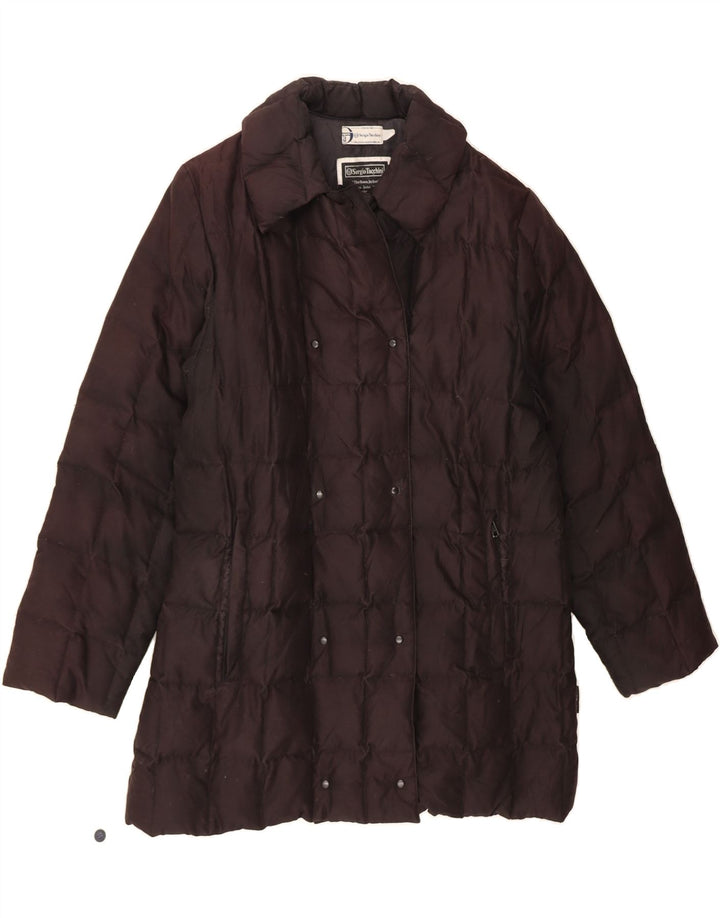 SERGIO TACCHINI Womens Padded Coat UK 16 Large Black Vintage Sergio Tacchini and Second-Hand Sergio Tacchini from Messina Hembry 
