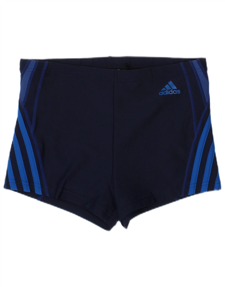 Γυναικείο αθλητικό σορτς ADIDAS UK 14 Medium Navy Blue Nylon