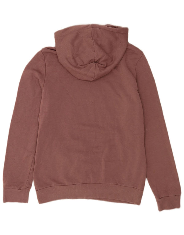 Adidas Γυναικείο Γραφικό Hoodie Jumper UK 10 Small Purple Cotton