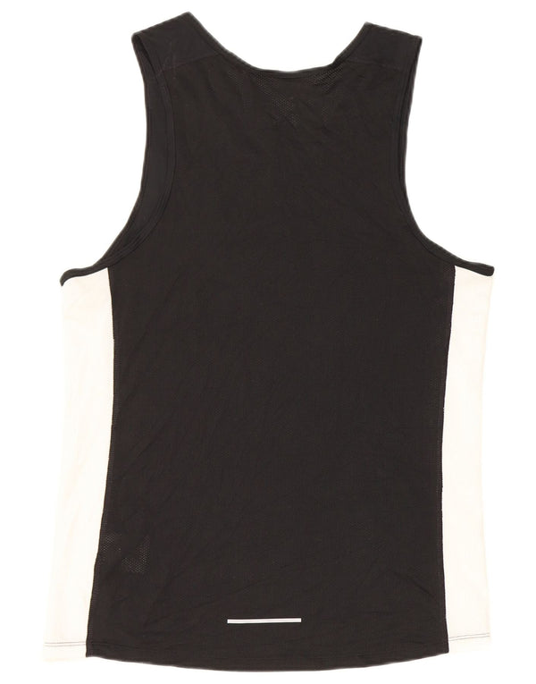 Ανδρικό γραφικό γιλέκο Nike Dri Fit, μεσαίο μαύρο έγχρωμο πολυεστέρας