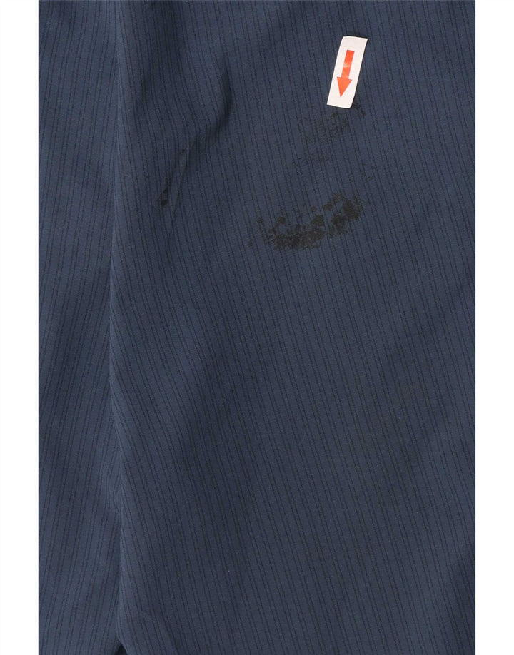 Ανδρικό σορτς Chino Hurley Medium W31 Navy Blue ριγέ πολυεστέρας