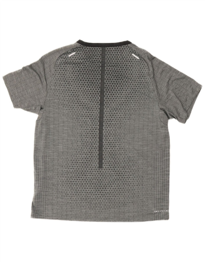 Ανδρικό T-Shirt Nike Dri Fit Top Medium Grey Geometric Polyester