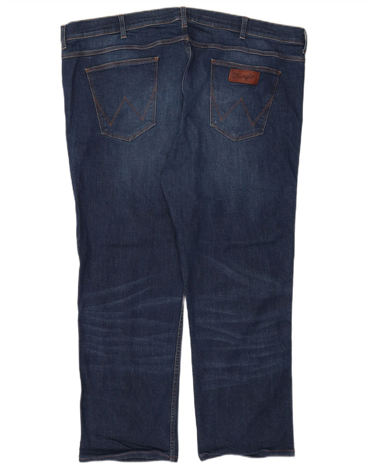 Ανδρικό τζιν Wrangler ίσιο W47 L28 Navy Blue