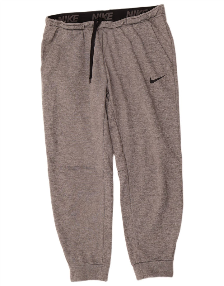 Ανδρική φόρμα γυμναστικής Nike Therma-Fit Joggers μεγάλο γκρι πολυεστέρα