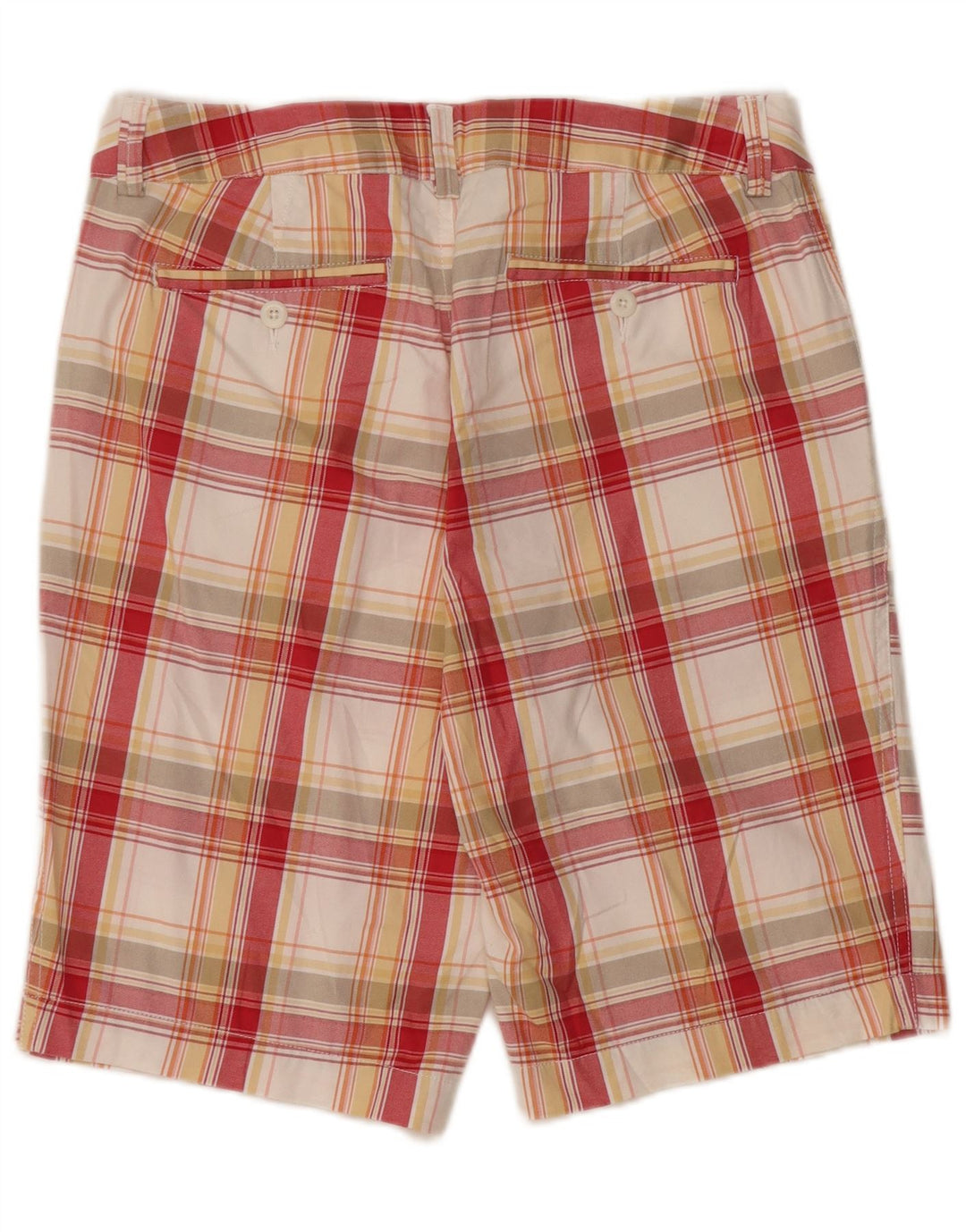 EDDIE BAUER Γυναικείο σορτς Chino US 6 Medium W30 Red Check Cotton