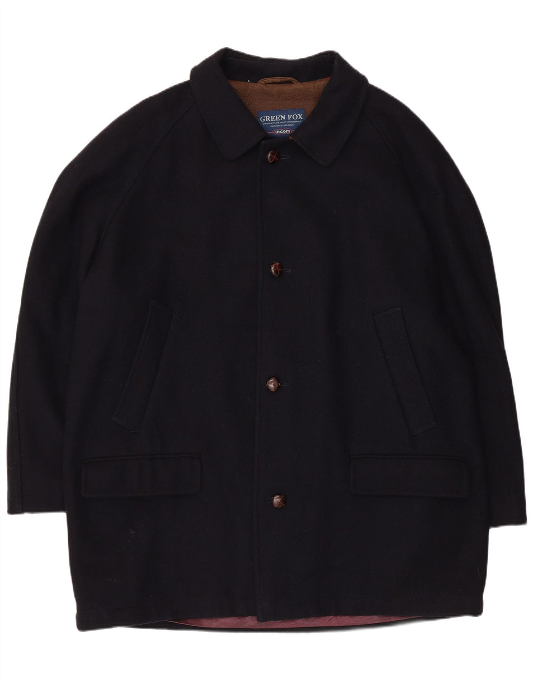 Ανδρικό πανωφόρι Green Fox IT 56 3XL Navy Blue Wool