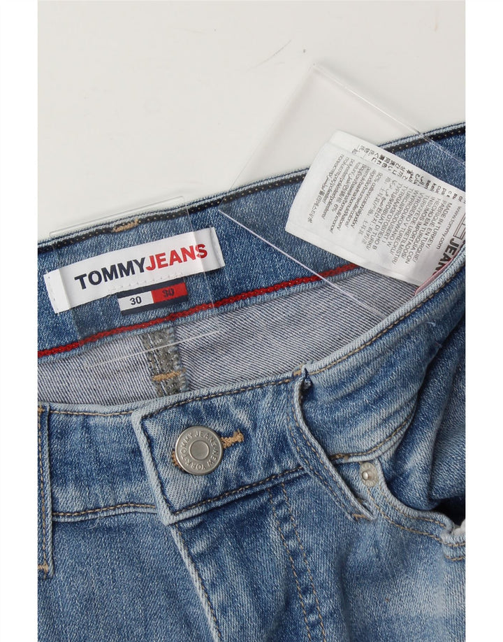 TOMMY HILFIGER Mens Cropped Jeans W30 L24 Blue Cotton Vintage Tommy Hilfiger and Second-Hand Tommy Hilfiger from Messina Hembry 