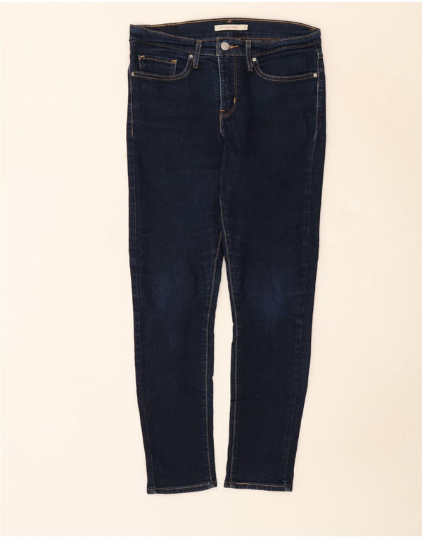 Levi's Womens 311 Shaping Skinny Jeans W28 L28 Navy Blue Cotton