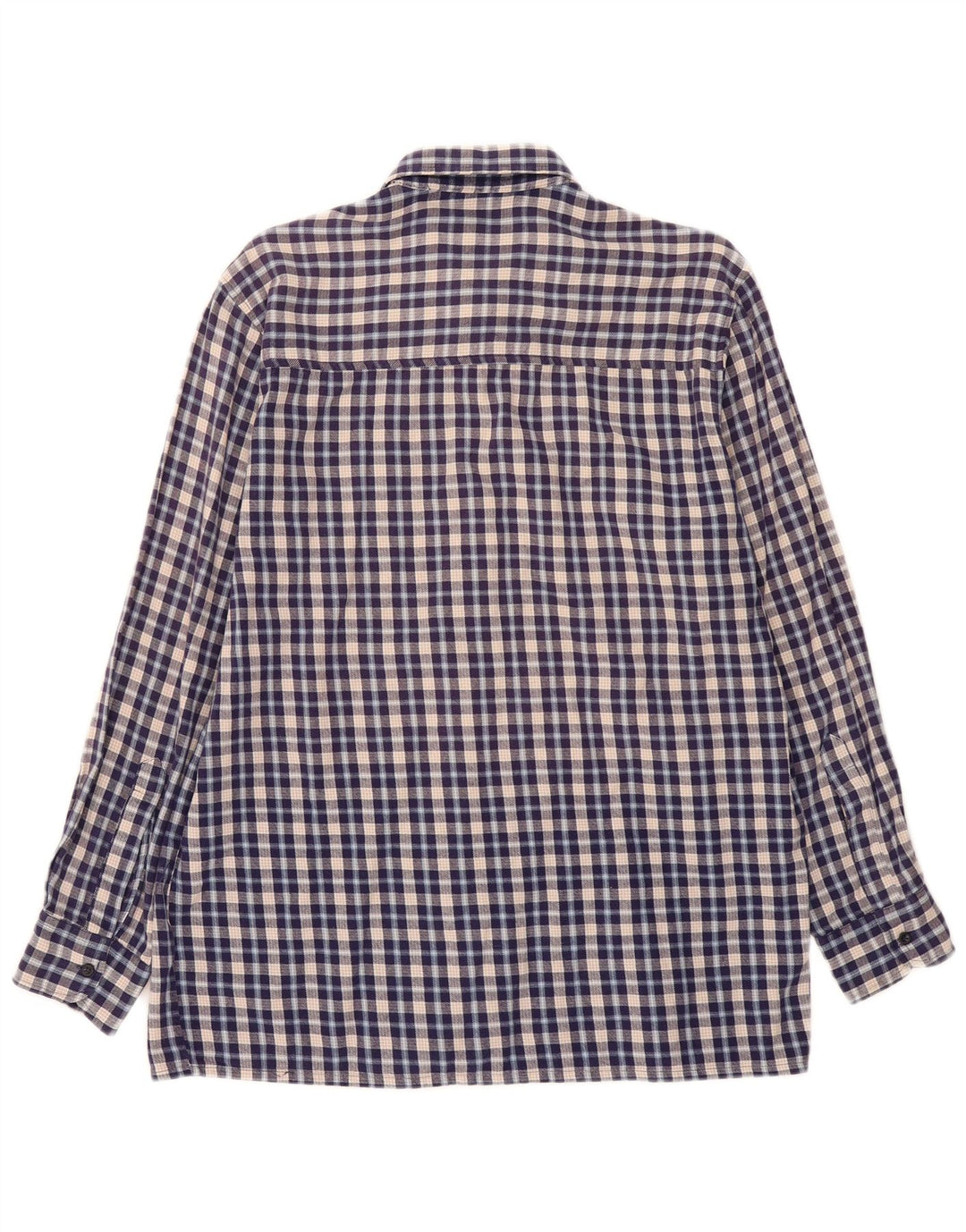 Ανδρικό φανελένιο πουκάμισο FOLLIE Μέγεθος 41/42 Large Blue Check