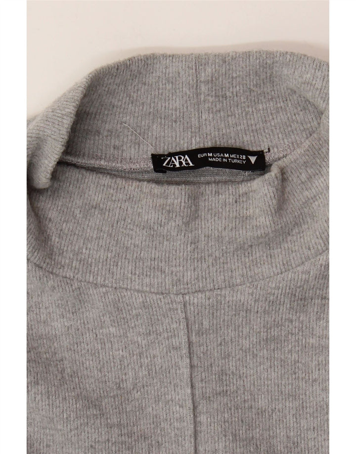 Zara Γυναικείο φόρεμα Shift UK 12 Medium Grey