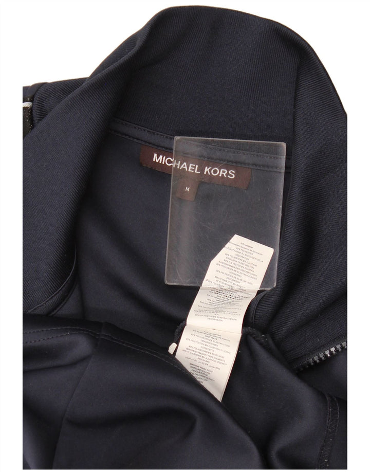 Michael Kors Ανδρική φόρμα φόρμας με γραφικές φόρμες Top Jacket Medium Navy Blue Polyester