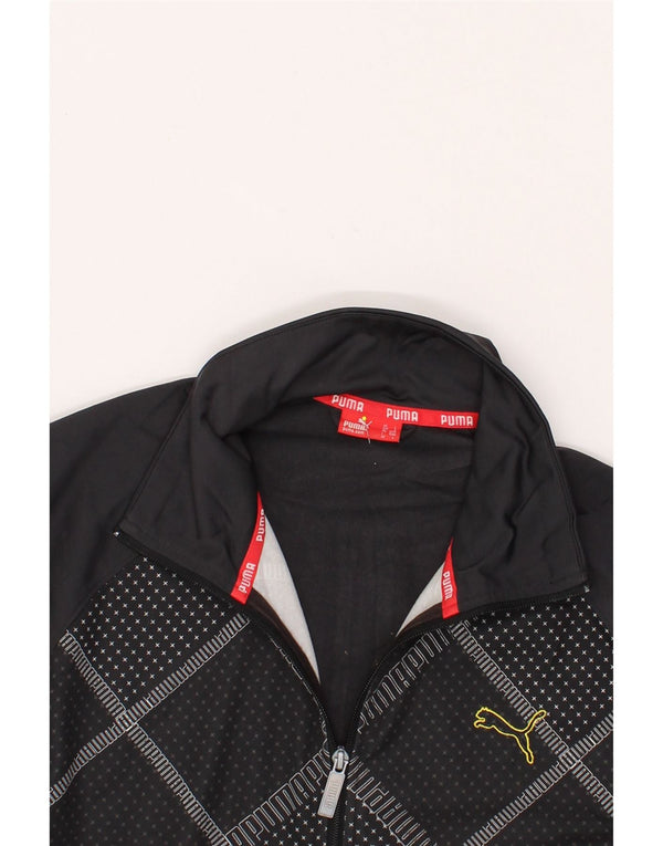 Ανδρική φόρμα αθλητικής φόρμας PUMA γραφικό Top Jacket μεγάλο γκρι γεωμετρικό πολυεστέρα
