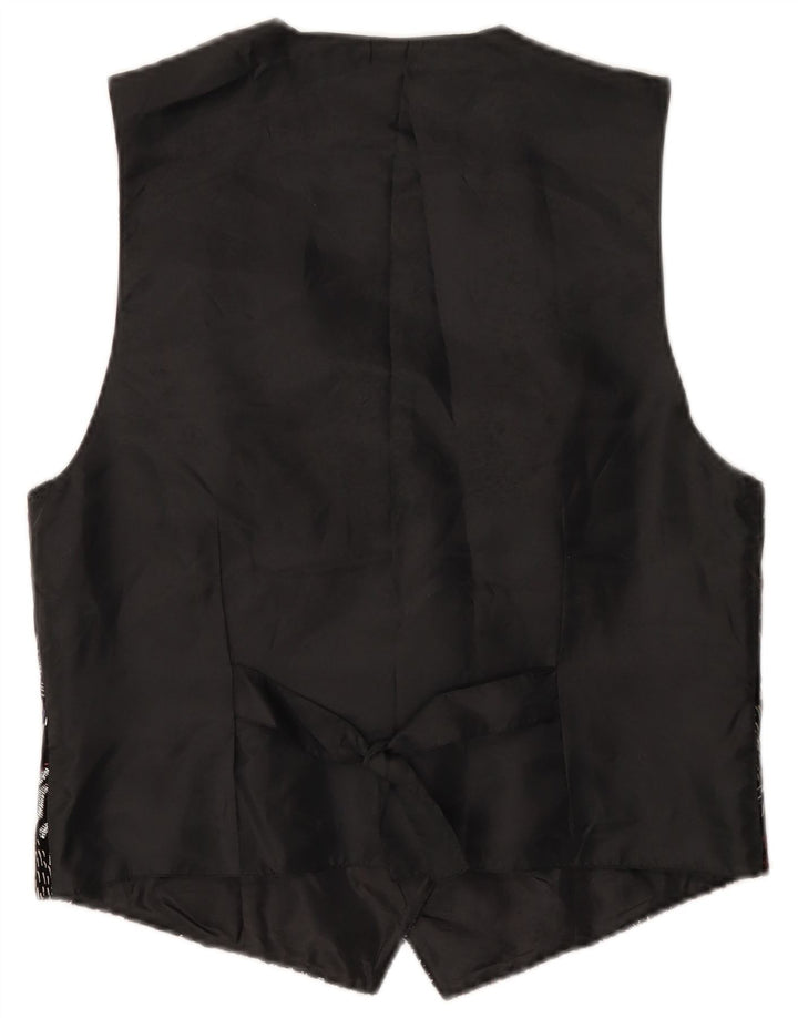 DE VILLE Γυναικείο Γιλέκο EU 40 Μεσαίο Μαύρο Γεωμετρικό Οξικό