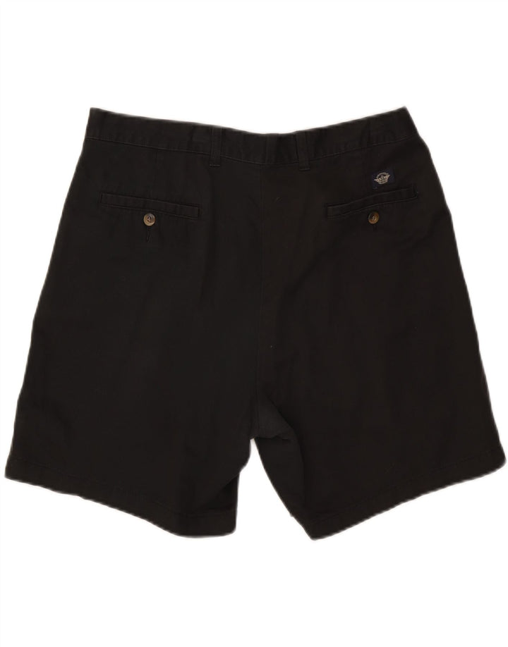 DOCKERS Mens Khakis Pegged Chino Shorts W36 Large  Black Cotton Vintage Dockers and Second-Hand Dockers from Messina Hembry 
