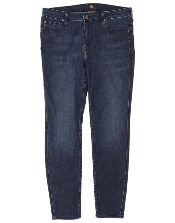Lee Womens Scarlett Skinny Jeans W32 L31 Blue Cotton