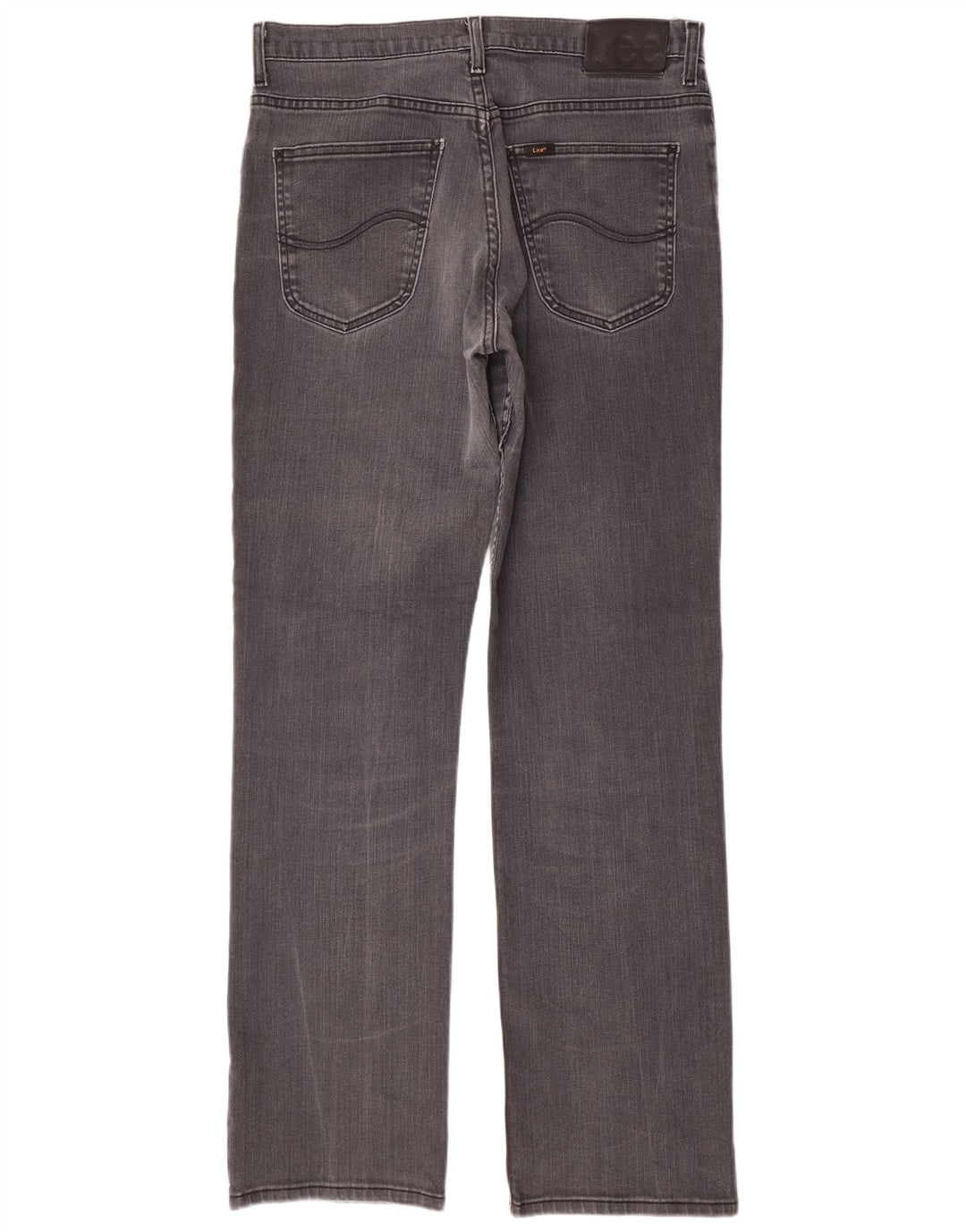 Lee Mens Brooklyn Straight Jeans W34 L34 Γκρι βαμβακερό