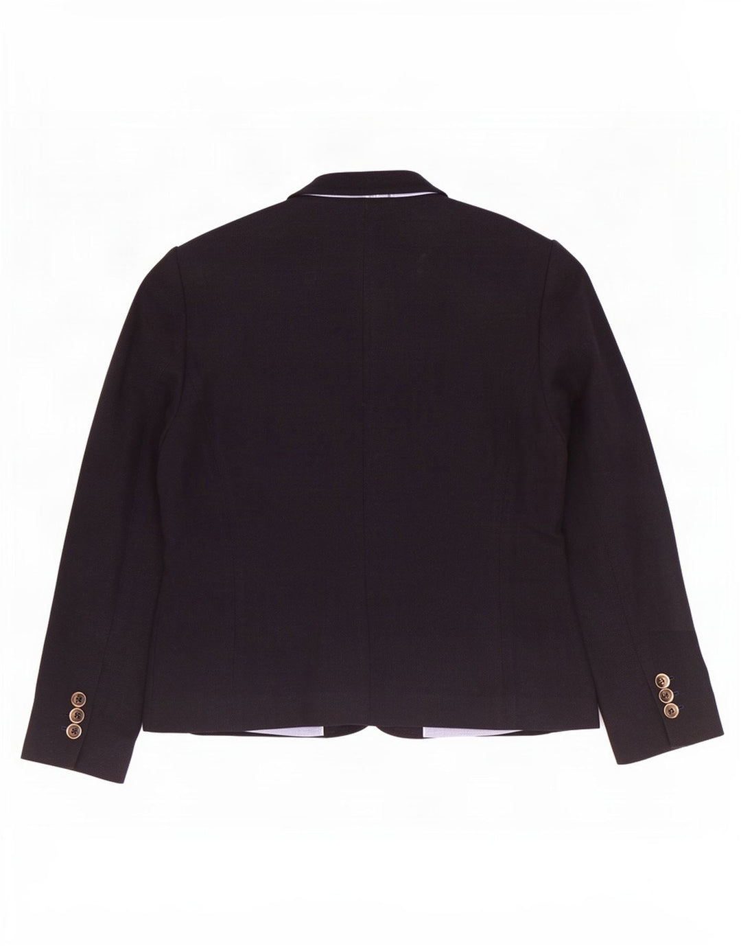 Massimo Dutti Γυναικείο Μπουφάν σακάκι με 1 κουμπί EU 44 XL Μαύρο βαμβακερό