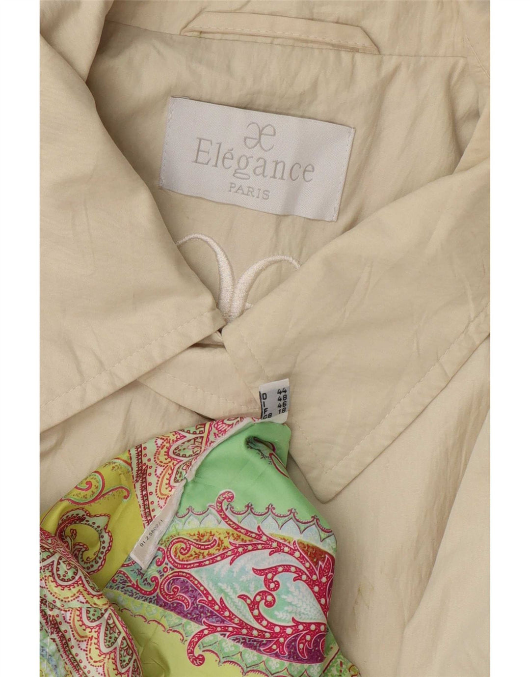 Elegance Γυναικεία καμπαρντίνα UK 18 XL Μπεζ