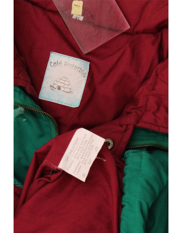 Vintage Ανδρικό μπουφάν με επένδυση UK 42 XL Πράσινο Πολυεστέρας