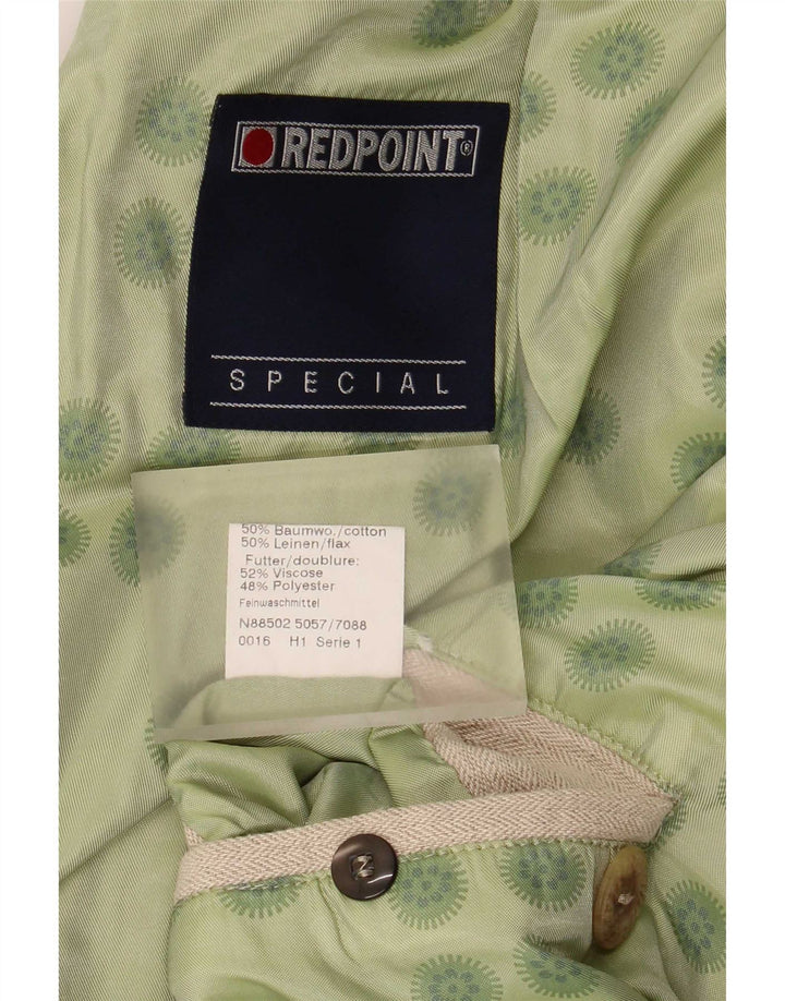 Redpoint Ανδρικό μπλέιζερ τζάκετ IT 48 μεσαίο μπεζ από βαμβακερό ψαροκόκκαλο